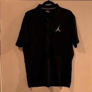 Jordan Brand Black Polo Shirt